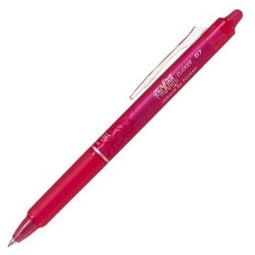 Długopis Pilot Frixion Clicker 0,7 mm wymazywalny, automatyczny różowy
