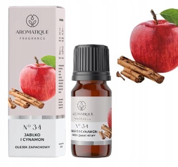 OLEJEK ZAPACHOWY AROMATIQUE JABŁKO I CYNAMON 12 ML