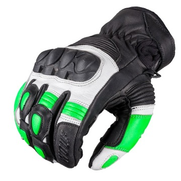MOCNE RĘKAWICE MOTOCYKLOWE WOLF BANDIT r M SKÓRA