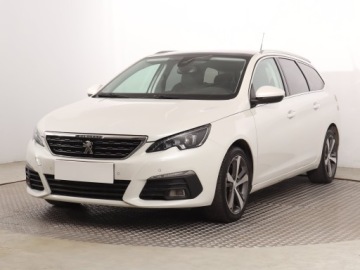 Peugeot 308 II SW Facelifting 1.2 PureTech 130KM 2018 Peugeot 308 1.2 PureTech, Salon Polska, Skóra, zdjęcie 1