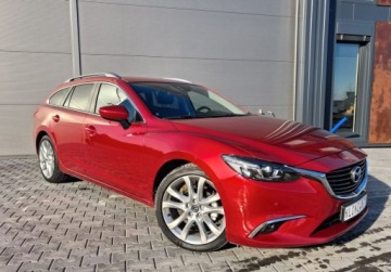 Mazda 6 III Kombi Facelifting 2016 2.2 SKYACTIV-D I-ELOOP 175KM 2017 Mazda 6 bezwypadekserwis asofull wersjaz Belgi 2.2 Diesel 175KM, zdjęcie 2