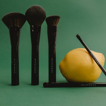 ЩЕТКА ДЛЯ ТЕНЕЙ ДЛЯ ВЕК МЯГКАЯ щетина СИНТЕТИЧЕСКАЯ веганская ВЕГАНСКАЯ