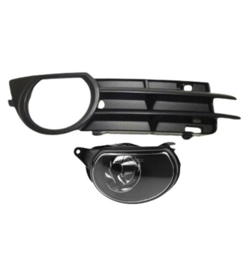 AUDI A3 8P 2003-2008 MŘÍŽKA ZÁSLEPKA NÁRAZNÍKU + SVĚTLO HALOGEN PRAVÝ