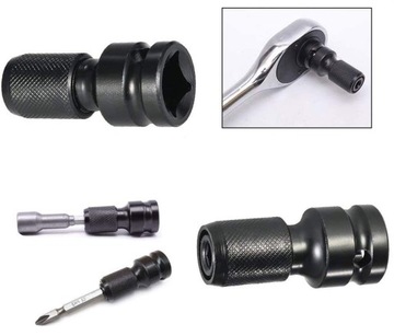 АДАПТЕР УДАРНОГО КЛЮЧА 1/2 1/4 ШЕСТИГРАННЫЙ АДАПТЕР