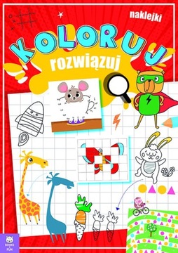 Koloruj i rozwiązuj Opracowanie zbiorowe BOOKS AND FUN