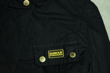 BARBOUR INTERNATIONAL CHARADE WAX Kurtka Parka Damska Ocieplana 40