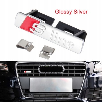 AUDI S-LINE EMBLEMAT ZNACZEK Przód GRILL