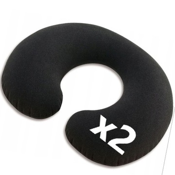 Подушка велюровая надувная подголовник Rogal 36x30x10 Intex 68675