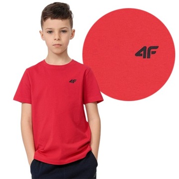 KOSZULKA T-SHIRT CHŁOPIĘCY 4F JTSM001-62S r.146