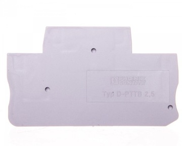 Ścianka końcowa 2,2x68mm szara D-PTTB 2,5 3211634