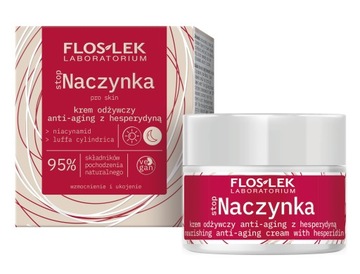 Krem natłuszczający do twarzy Flos-Lek stopNACZYNKA dzień i noc 50 ml