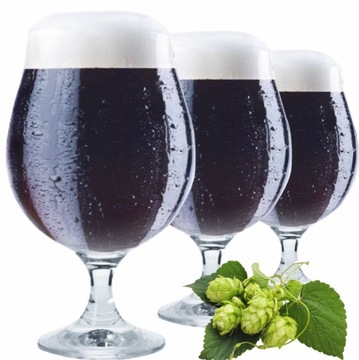 POKALE KROSNO 6SZT. szklanki kufle DO PIWA 500ML ELITE CRYSTALINE GLASS