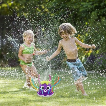 Осьминог АВТОМАТИЧЕСКИЙ ДОЖДЕВАТЕЛЬ ДЛЯ САДОВАЯ ДЕТСКАЯ ИГРУШКА ФИОЛЕТОВЫЙ