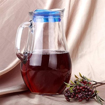 Стеклянный кувшин для воды, сока, компота, крышка 1,85