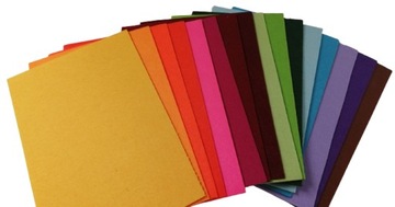 FAMIX16 FILC DEKORACYJNY 3mm ARKUSZ 20x30cm 16szt