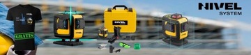 NIVEL SYSTEM CL4D-B 4X360 LASER KRZYŻOWY NIWELATOR