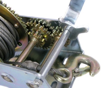 ЛЕБЕДКА, СТАЛЬНАЯ ТРОСОВАЯ ЛЕБЕДКА, РУЧНАЯ РУЧКА