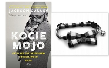 Kocie mojo jak być opiekunem szczęśliwego kota+OBROŻA MUSZKA dzwonek