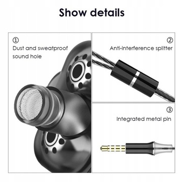 Внутриканальный стереобасовый микрофон (3,5 мм)
