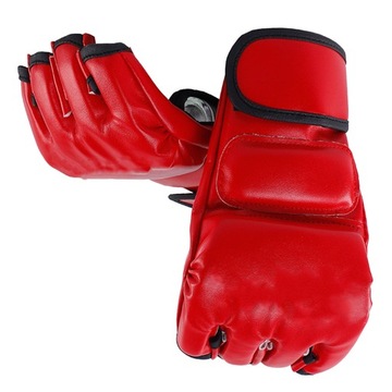 RĘKAWICE TRENINGOWE MMA, NA WOREK, SKÓRA