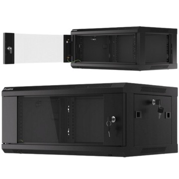 SZAFA RACK WISZĄCA 19'' 4U 600X450 CZARNA LANBERG