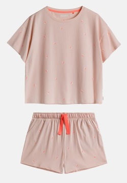 ATLANTIC piżama damska krótki rękaw krótkie spodnie NLP roz. S