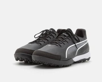 PUMA KING PRO TT TURFY MĘSKIE CZARNE LOGO 46 1S6A