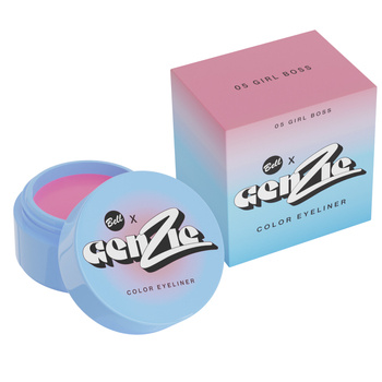 Kolorowy eyeliner GENZIE x BELL róż 05 GIRL BOSS
