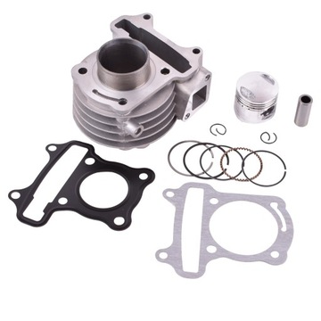 GY6 50ccm KOMPLET CYLINDER TLOK PIERSCIENIE 4T