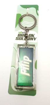 Brelok solarny kluczy PREZENT z imieniem FILIP