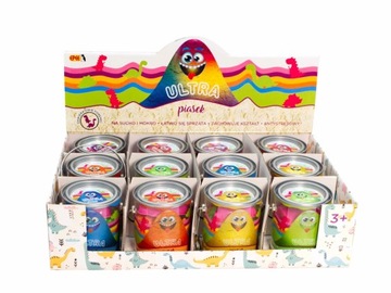 Epee NOWY ULTRA PIASEK 120g + 2 foremki DINO Dinozaury