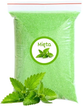 Cukier Zielony Mięta 500g 0,5kg Miętowy Do Waty Cukrowej Kolorowy Suchy