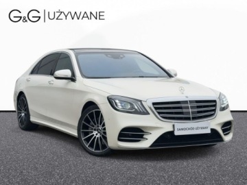 Mercedes Klasa S W222 Limuzyna wersja długa Facelifting 2.9 400d 340KM 2018 Mercedes-Benz Klasa S S 400 D 4MATIC PelnaOpcja SalonPolska SerwisASO VAT23, zdjęcie 1
