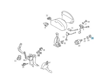 ORG POKRĘTŁO WŁĄCZNIKA ŚWIATEŁ MERCEDES C W202