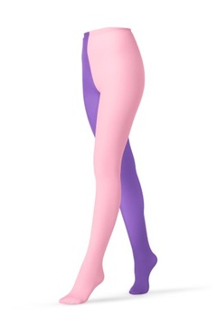 Оригинальные женские двухцветные колготки 60 DEN.