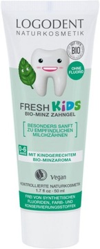 Żel do zębów dla dzieci bez fluoru 50ml Logodent
