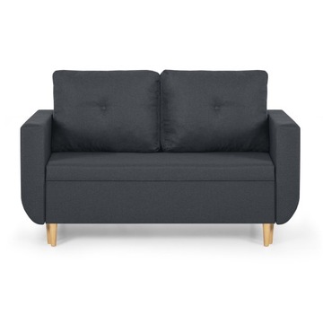 Sofa kanapa 2 os z funkcją spania DORO szara