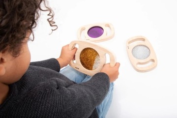 Zestaw 3 ramek z brokatem EMPIS