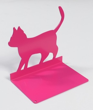 Подставка для книг Cat 2, сплошная, металл, черная