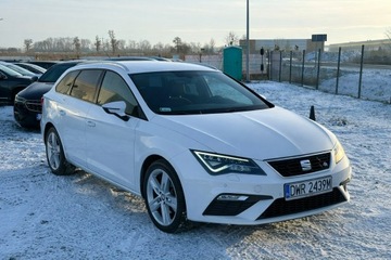 Seat Leon III ST Facelifting 2.0 TDI 150KM 2017 Seat Leon 2.0 TDi 150KM 2017 FR serwisowany kamera, zdjęcie 2