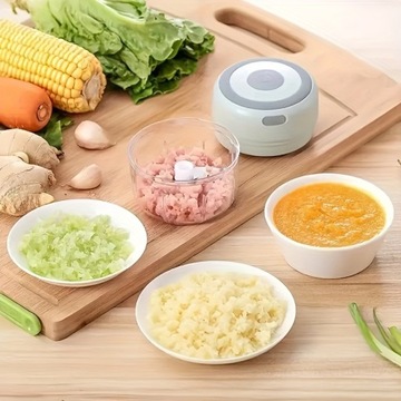 Электрическая чесночница 100/250 мл USB – прочная и долговечная мясорубка