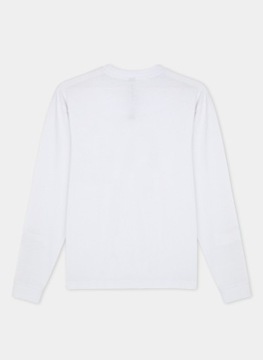 Biała koszulka męska długi rękaw bawełniana PAKO LORENTE roz. M