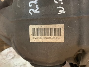 MERCEDES E W212 FACELIFT 2.2 CDI NÁPRAVA ZADNÍ DIFER