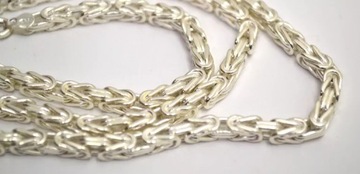 СЕРЕБРЯНАЯ - КОРОЛЕВСКАЯ ЦЕПЬ PR925 48.72Г 55СМ