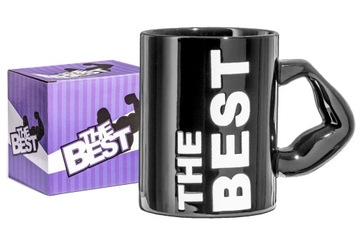KUBEK THE BEST UMIĘŚNIONY DZIEŃ CHŁOPAKA DLA MĘŻA