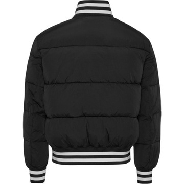 TOMMY HILFIGER KURTKA MĘSKA TJM NEW VARSITY PUFFER CZARNA r.L