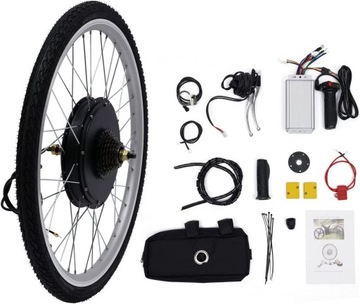 26 CALI ZESTAW TYLNYCH KÓŁ ROWEROWYCH 36V 800W