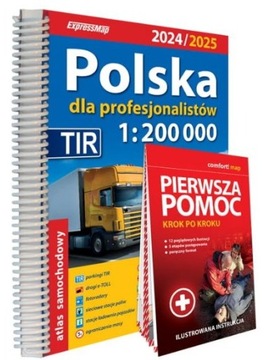 POLSKA 2024/2025 ATLAS SAMOCHODOWY TIR DLA PROFESJONALISTÓW EXPRESSMAP