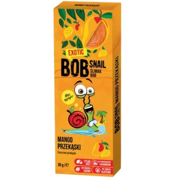 Żelki BEZ CUKRU dla Dzieci Mango Bob Snail 30g