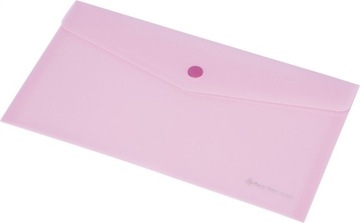 TECZKA KOPERTOWA PLASTIKOWA NA NAPĘ ZATRZASK DL